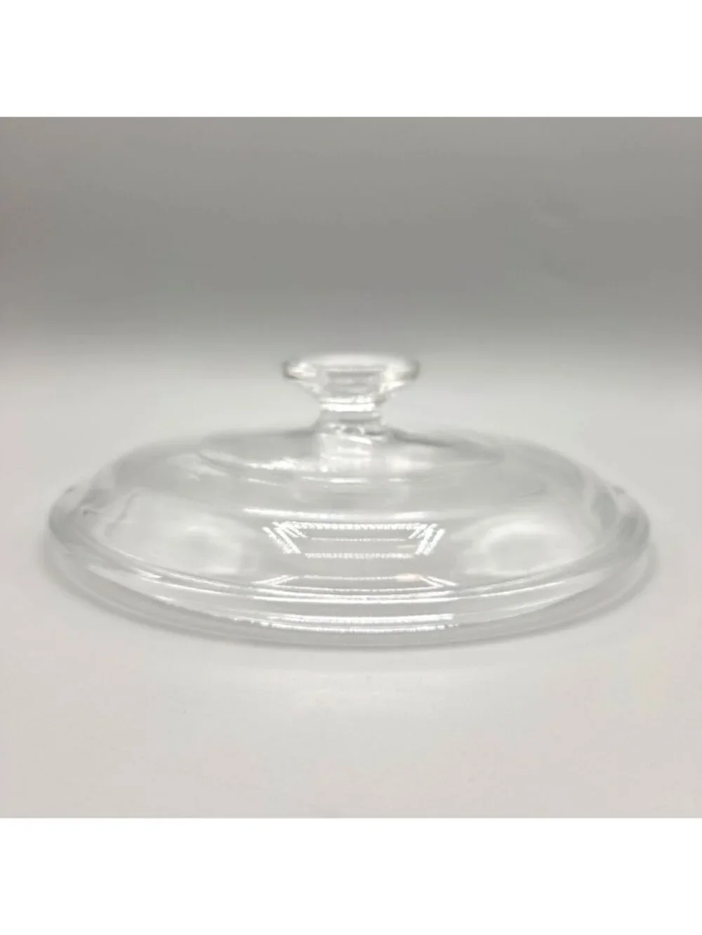 Vintage Corning Glass Replacement Lid 7” Round Casserole Cover L21C USA Clear